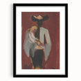 Expressionist Art: Figural Study by Weisz-Kubínčan Canvas Print