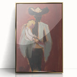 Expressionist Art: Figural Study by Weisz-Kubínčan Canvas Print