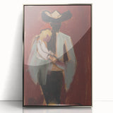 Expressionist Art: Figural Study by Weisz-Kubínčan Canvas Print