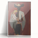 Expressionist Art: Figural Study by Weisz-Kubínčan Canvas Print