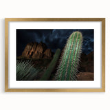 Elegant gold-framed landscape print showcasing vibrant canyons with intricate matting, ideal for home decor and enhancing living spaces. Perfect for nature enthusiasts.