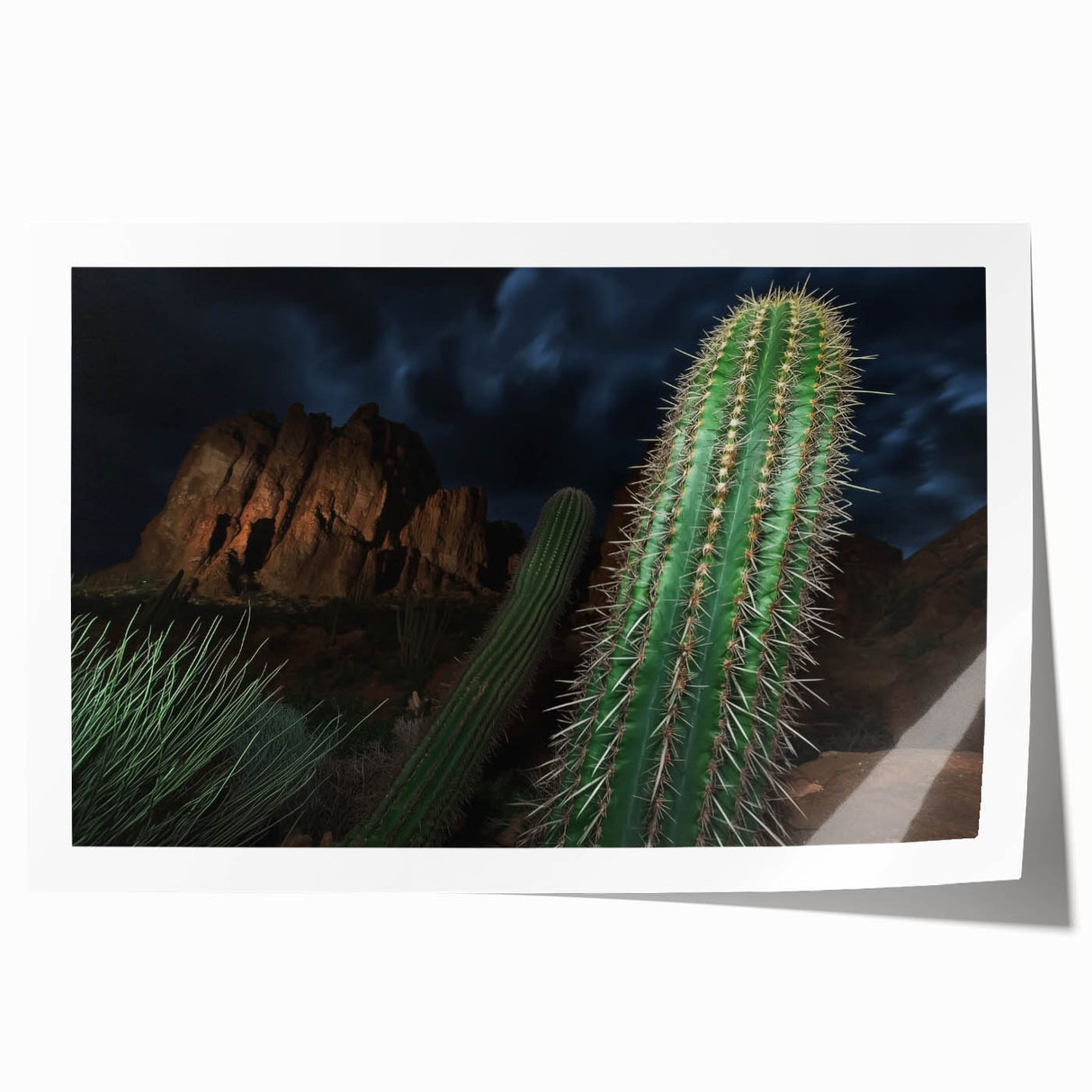 Stunning landscape print showcasing vibrant canyons in warm earth tones, rolled for easy transport and perfect for home decor enhancement. Ideal for nature lovers.