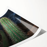 Vibrant landscape print of canyons in warm hues, showcasing dramatic rock formations and deep shadows, rolled for easy transport and display. Perfect for nature-inspired home decor.