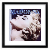 Retro Madonna True Blue Poster - Vintage Music Wall Art