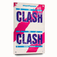 The Clash Australia Tour Poster | Retro Music Wall Art