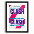 The Clash Australia Tour Poster | Retro Music Wall Art