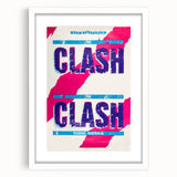 The Clash Australia Tour Poster | Retro Music Wall Art