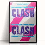 The Clash Australia Tour Poster | Retro Music Wall Art