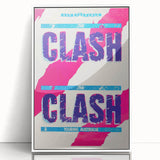 The Clash Australia Tour Poster | Retro Music Wall Art