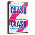 The Clash Australia Tour Poster | Retro Music Wall Art