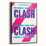 The Clash Australia Tour Poster | Retro Music Wall Art
