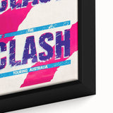 The Clash Australia Tour Poster | Retro Music Wall Art