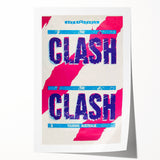The Clash Australia Tour Poster | Retro Music Wall Art