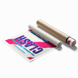 The Clash Australia Tour Poster | Retro Music Wall Art