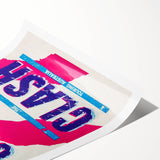 The Clash Australia Tour Poster | Retro Music Wall Art