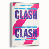 The Clash Australia Tour Poster | Retro Music Wall Art