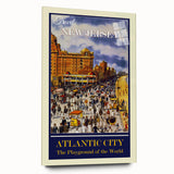 Retro Atlantic City Travel Poster – Vintage Prints & Nostalgic Art