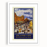 Retro Atlantic City Travel Poster – Vintage Prints & Nostalgic Art