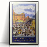 Retro Atlantic City Travel Poster – Vintage Prints & Nostalgic Art