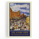 Retro Atlantic City Travel Poster – Vintage Prints & Nostalgic Art