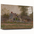 Isolated House in the Woods Realism Art Print - Mednyánszky Landscape