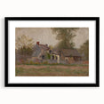 Isolated House in the Woods Realism Art Print - Mednyánszky Landscape