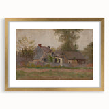 Isolated House in the Woods Realism Art Print - Mednyánszky Landscape