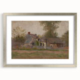 Isolated House in the Woods Realism Art Print - Mednyánszky Landscape
