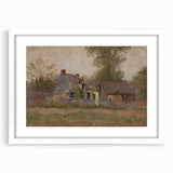 Isolated House in the Woods Realism Art Print - Mednyánszky Landscape