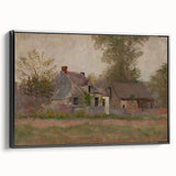 Isolated House in the Woods Realism Art Print - Mednyánszky Landscape