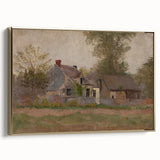 Isolated House in the Woods Realism Art Print - Mednyánszky Landscape