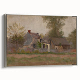 Isolated House in the Woods Realism Art Print - Mednyánszky Landscape
