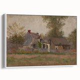 Isolated House in the Woods Realism Art Print - Mednyánszky Landscape