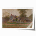 Isolated House in the Woods Realism Art Print - Mednyánszky Landscape