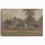 Isolated House in the Woods Realism Art Print - Mednyánszky Landscape