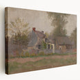 Isolated House in the Woods Realism Art Print - Mednyánszky Landscape