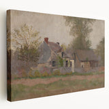 Isolated House in the Woods Realism Art Print - Mednyánszky Landscape