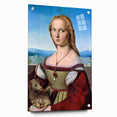 Young Woman with Unicorn - Renaissance Art Prints for Classic Elegance