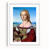 Young Woman with Unicorn - Renaissance Art Prints for Classic Elegance