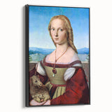 Young Woman with Unicorn - Renaissance Art Prints for Classic Elegance