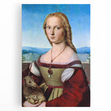 Young Woman with Unicorn - Renaissance Art Prints for Classic Elegance