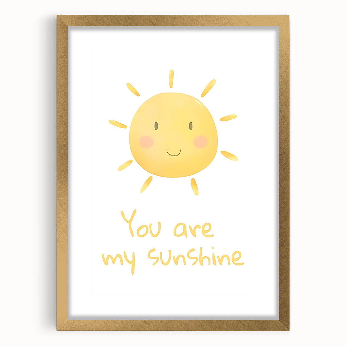 You Are My Sunshine Nursery Wall Art - Baby Room Decor
