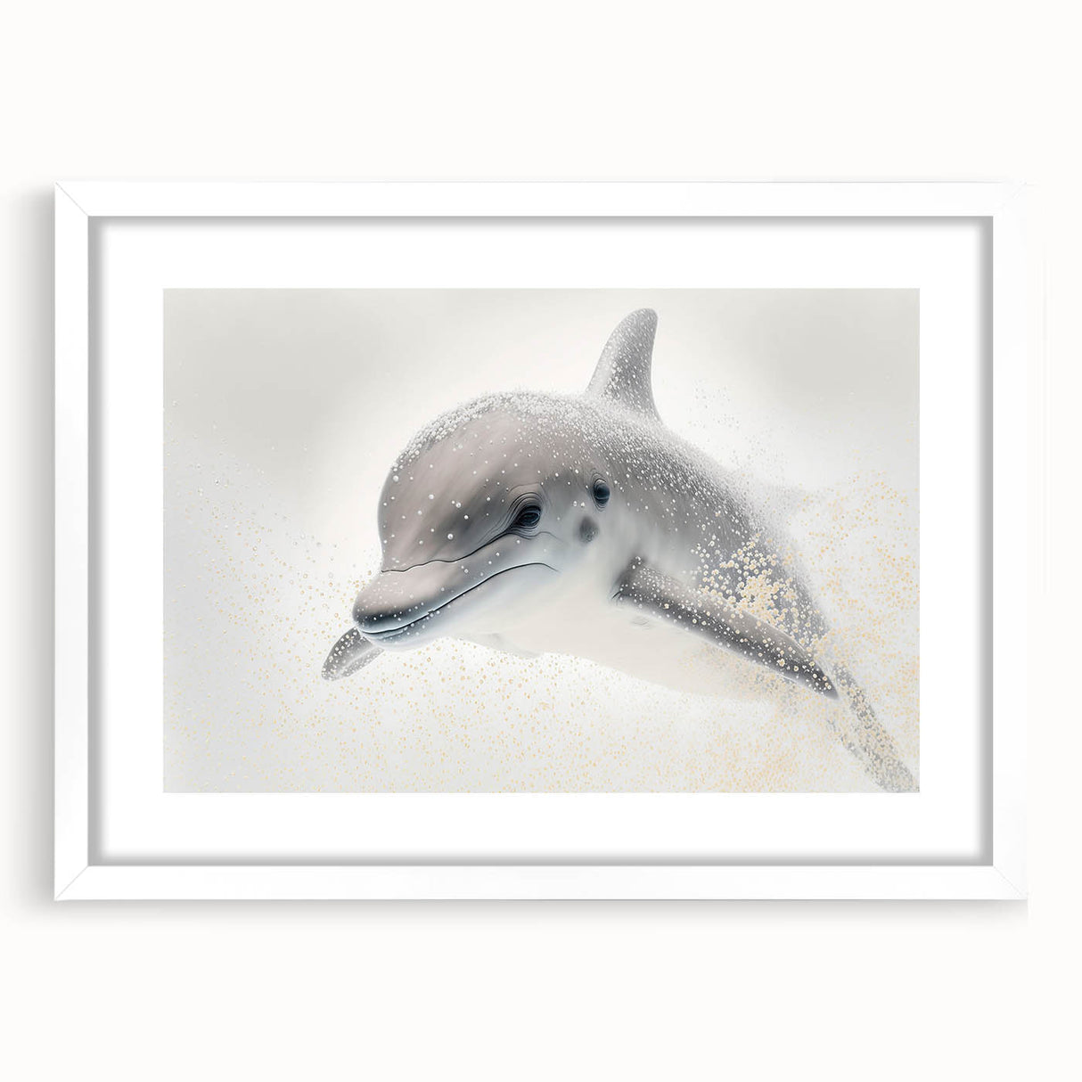 Adorable Dolphin Wall Art - Perfect for Kids Room Decor