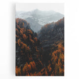 Black and white abstract tree design on large stretched canvas, suitable for kitchen wall art.