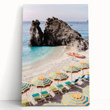 Large black and white abstract art on stretched canvas depicting dynamic brush strokes.