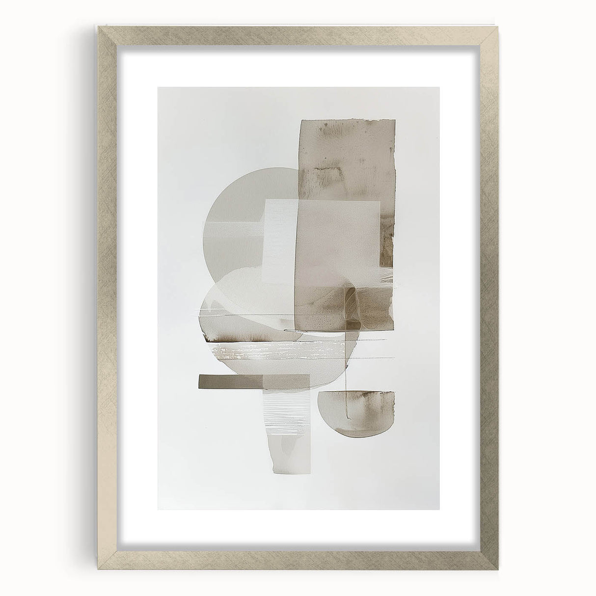 Minimalist Geometric Wall Art - Mid Century Modern Abstract Decor