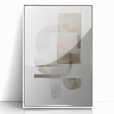 Minimalist Geometric Wall Art - Mid Century Modern Abstract Decor