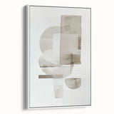 Minimalist Geometric Wall Art - Mid Century Modern Abstract Decor