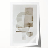 Minimalist Geometric Wall Art - Mid Century Modern Abstract Decor