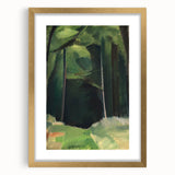 Abstract Modern Art – Bold Lines and Colors on Framed Canvas